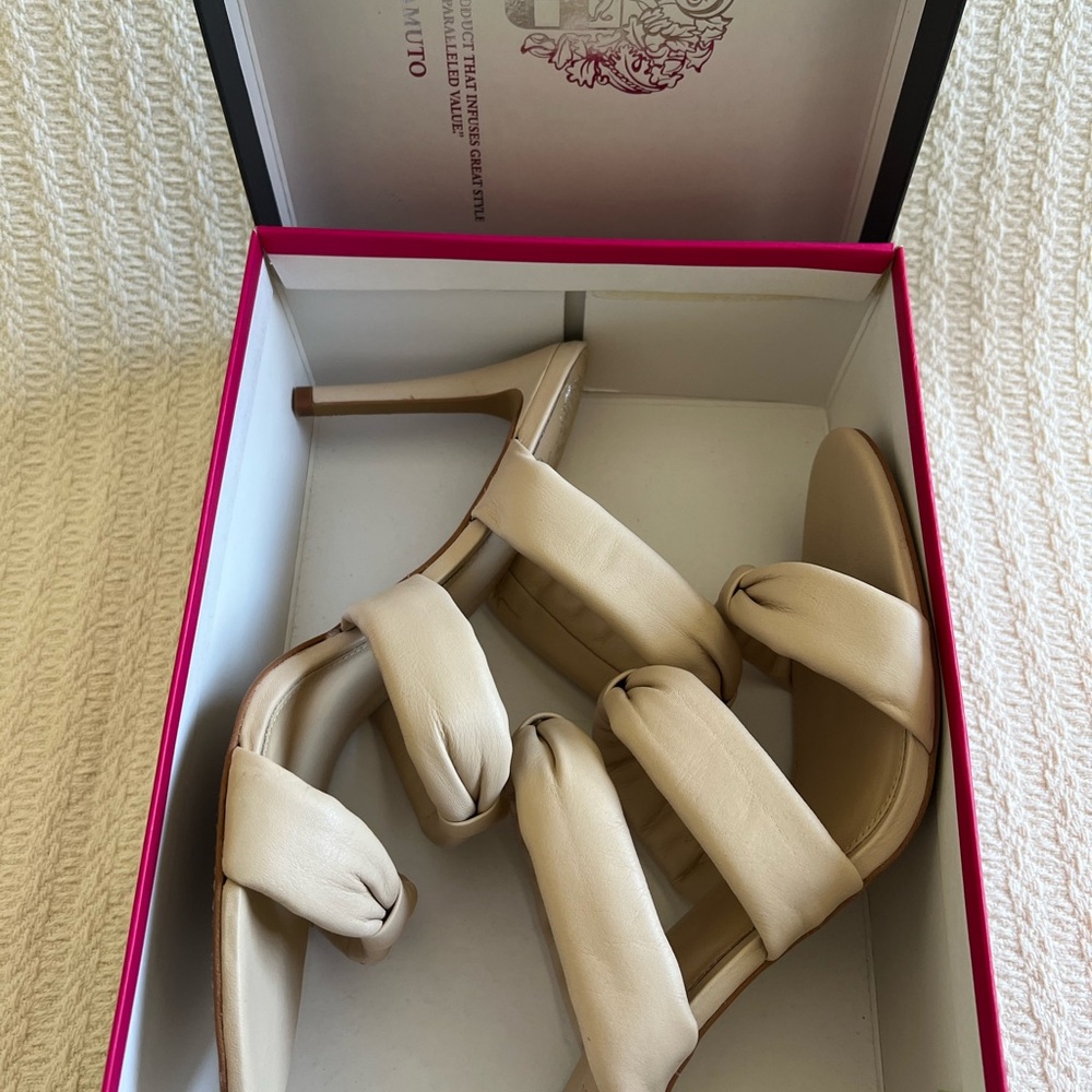 NEW Vince Camuto Thendie Strappy Heels in Blush 12M